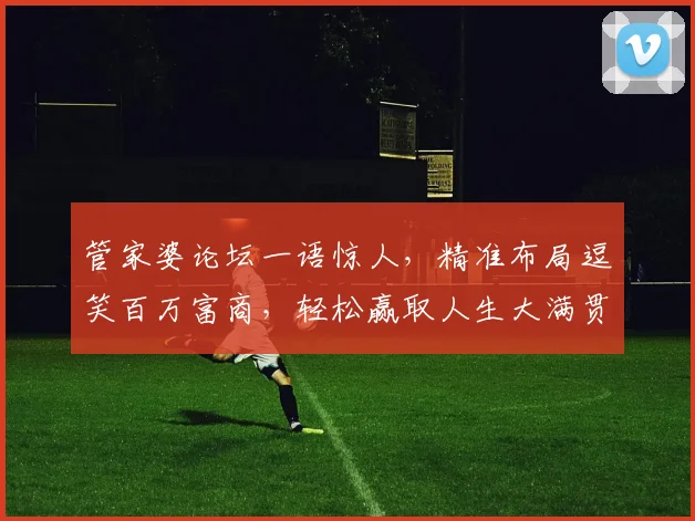 管家婆论坛一语惊人，精准布局逗笑百万富商，轻松赢取人生大满贯